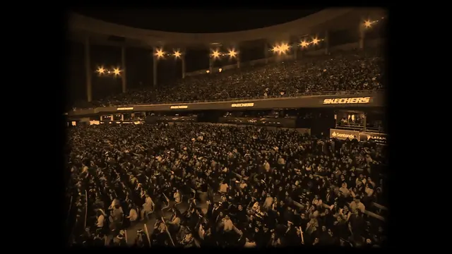 The Quinta Vergara amphitheater packed with people, archive image