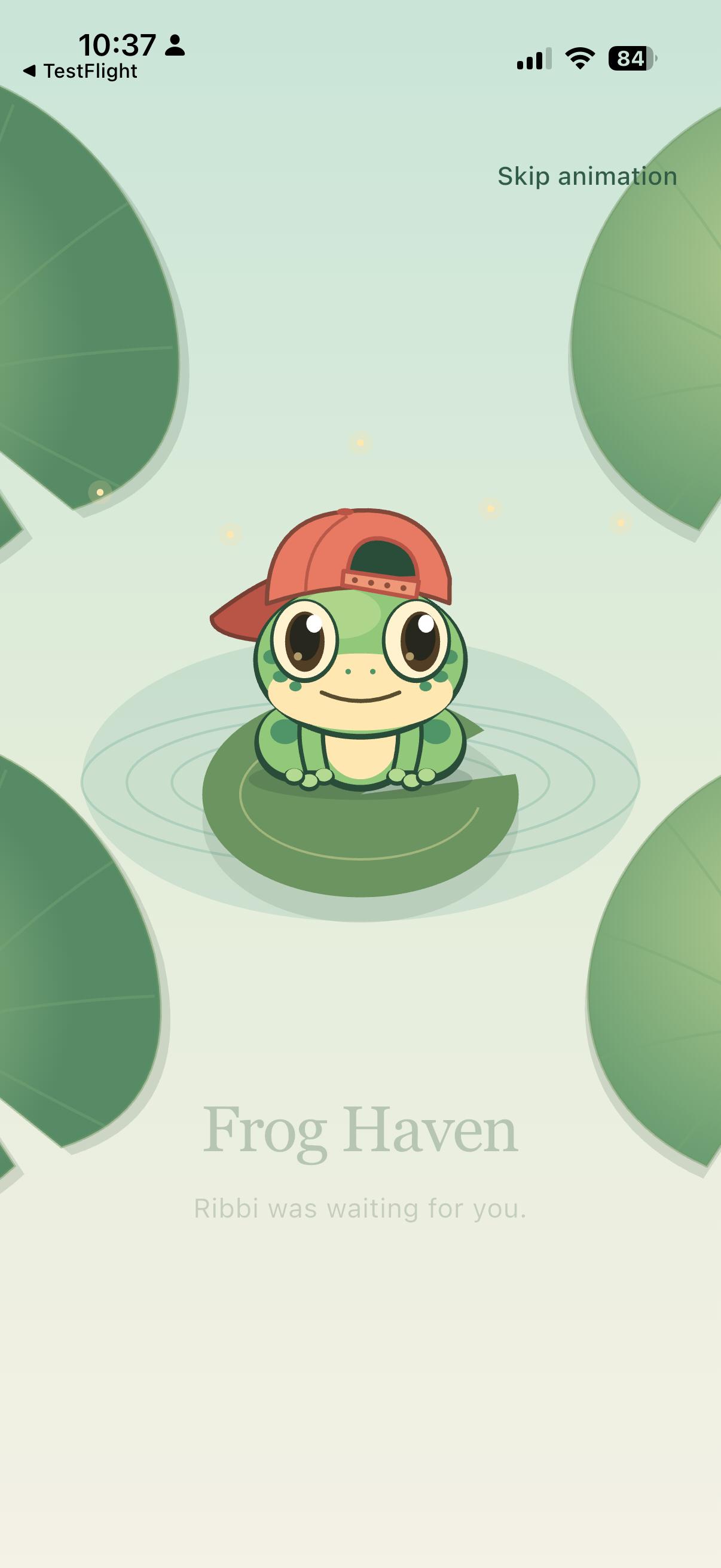 Frog Haven sanctuary