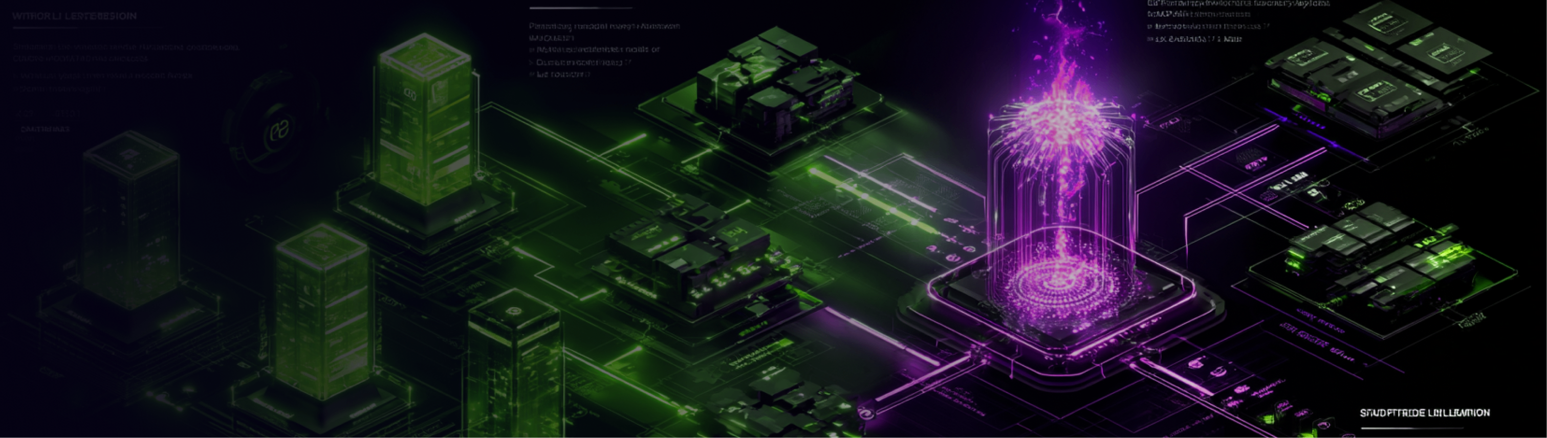 Post-Neumann architecture diagram — cognitive tiles fusing memory and compute