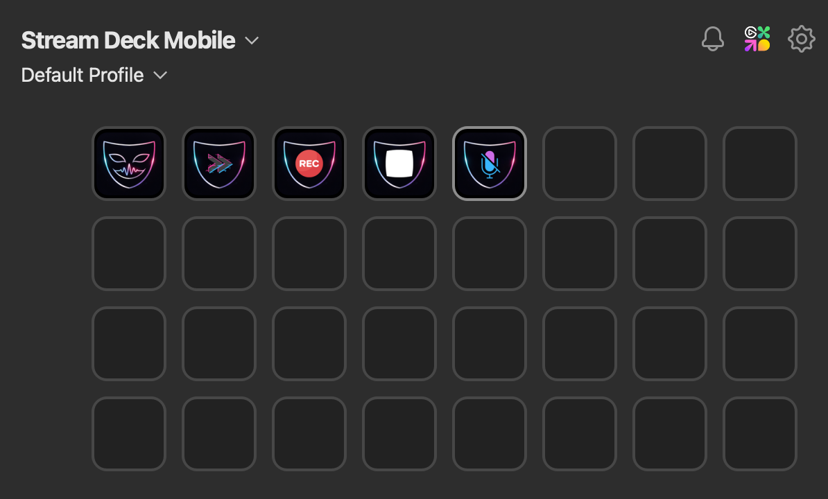 Integración de VHVox con Stream Deck Mobile